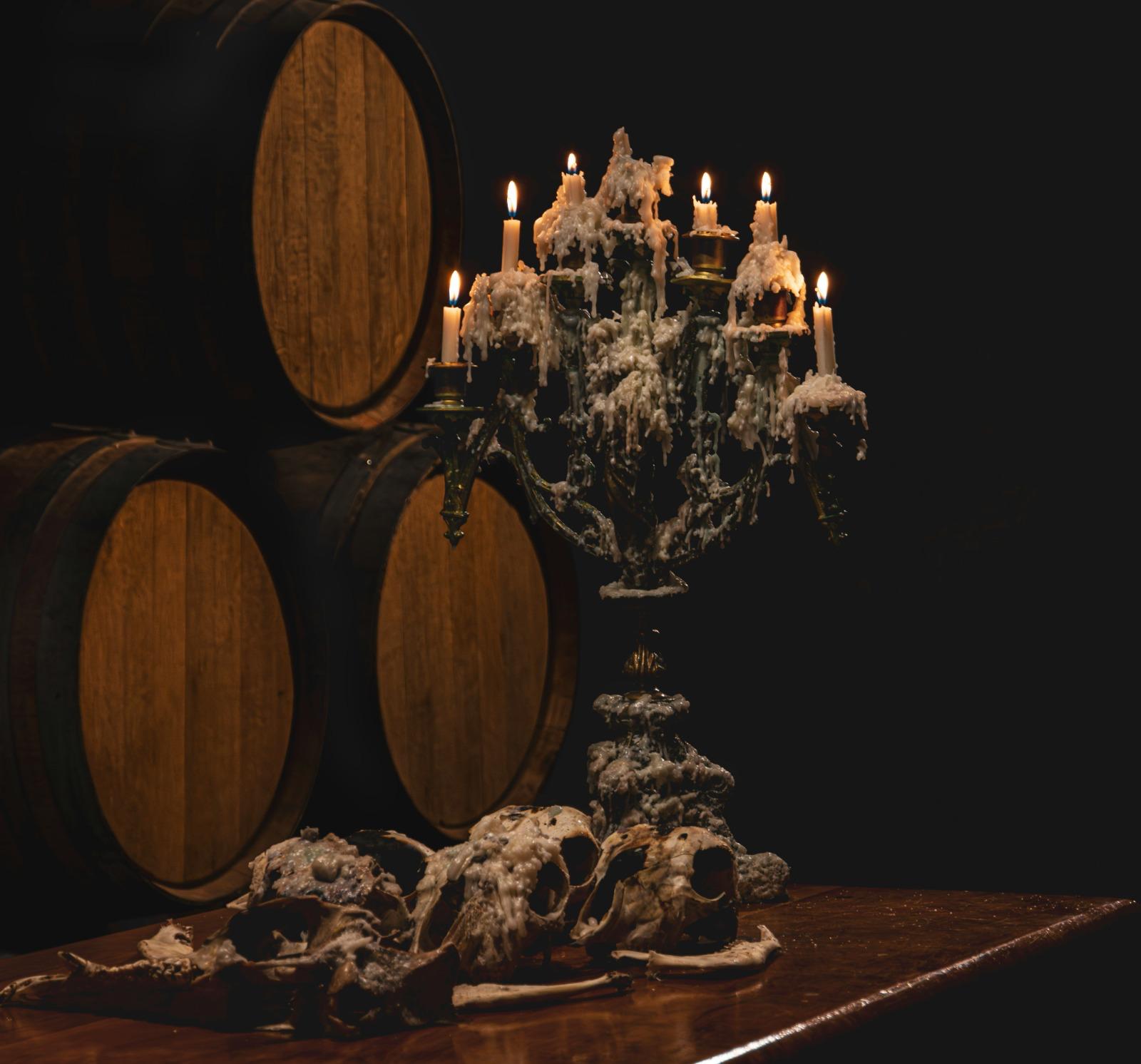 ARCA — candlelit wine cellar